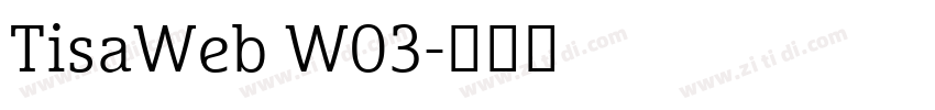 TisaWeb W03字体转换